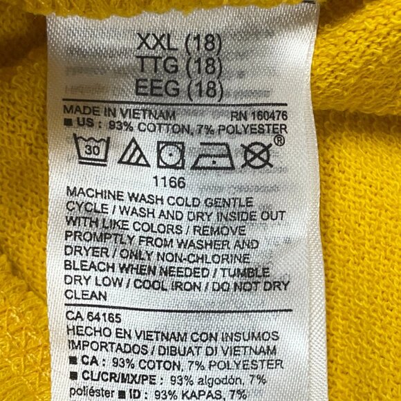 Old Navy Popsugar X Sweatpants, Girls XXL (18) Yellow High Waist NWT - Picture 12 of 15